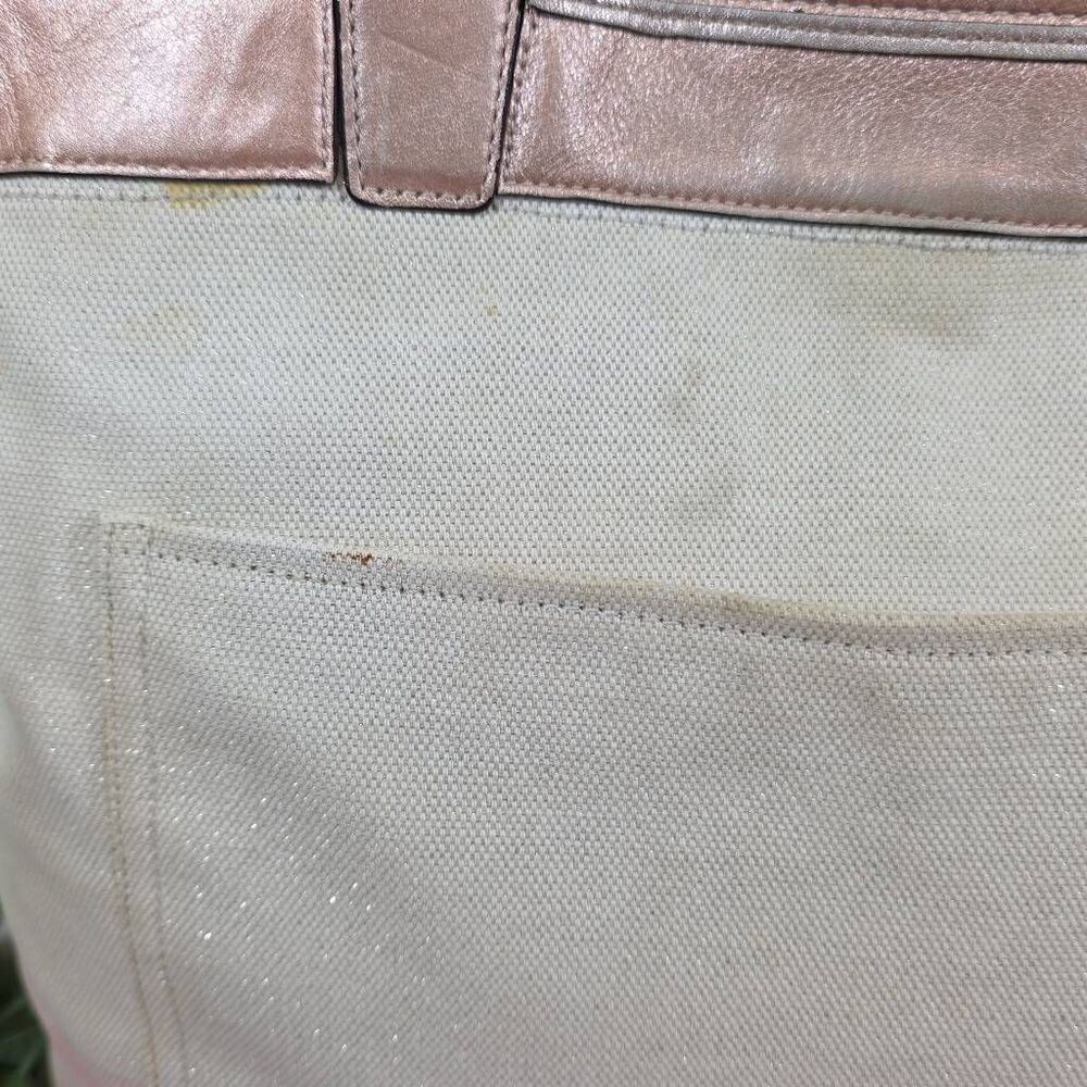 Coach Audrey "Leigh" Slim Tote – Coral Canvas - Picture 6 of 15